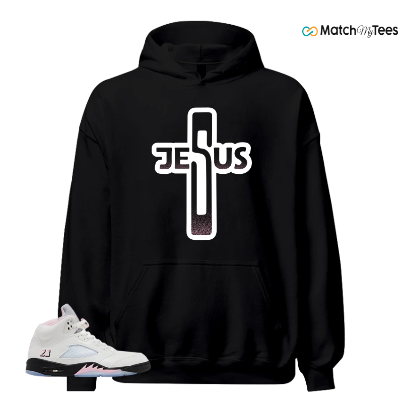 NIKE AIR JORDAN 5 RETRO MEDIUM SOFT PINK SNEAKER Matching Tees hoodie