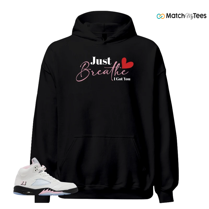 NIKE AIR JORDAN 5 RETRO MEDIUM SOFT PINK SNEAKER Matching Tees hoodie