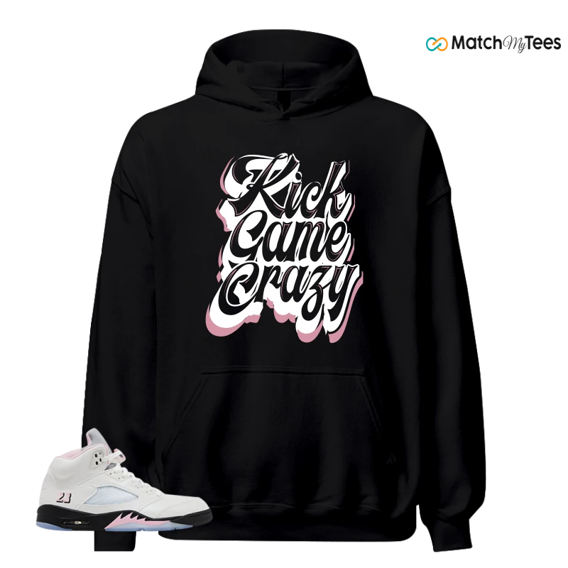 NIKE AIR JORDAN 5 RETRO MEDIUM SOFT PINK SNEAKER Matching Tees hoodie