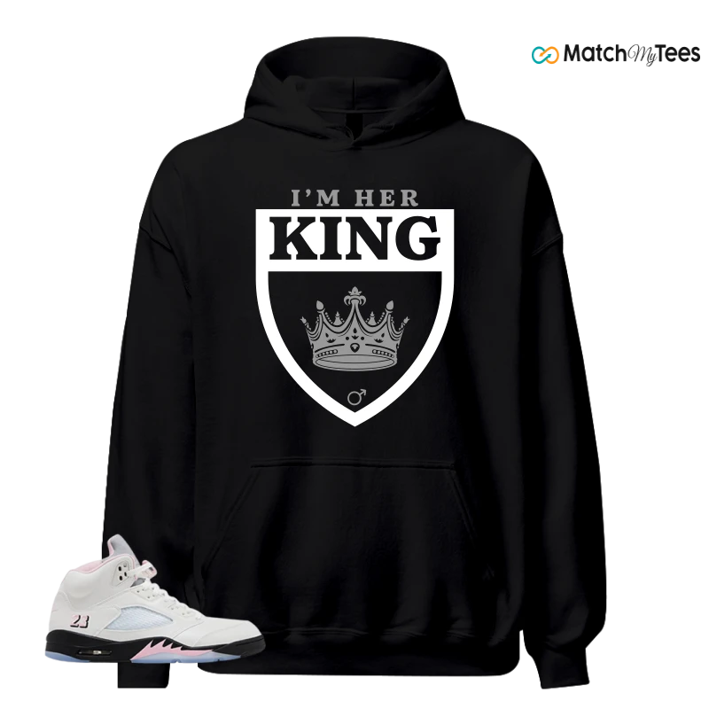 NIKE AIR JORDAN 5 RETRO MEDIUM SOFT PINK SNEAKER Matching Tees hoodie