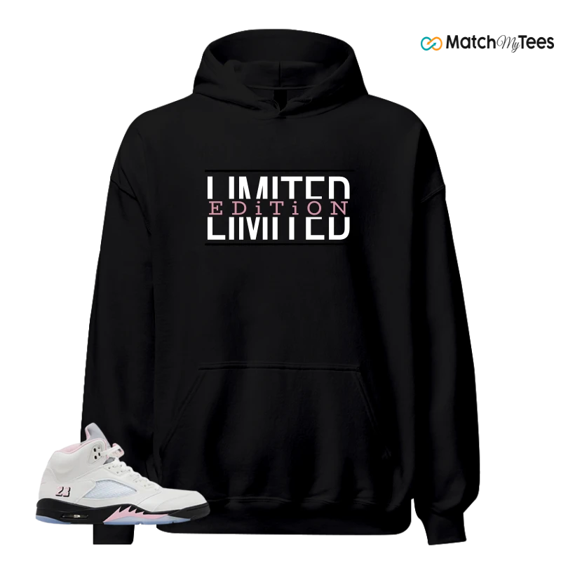 NIKE AIR JORDAN 5 RETRO MEDIUM SOFT PINK SNEAKER Matching Tees hoodie