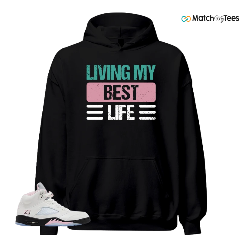 NIKE AIR JORDAN 5 RETRO MEDIUM SOFT PINK SNEAKER Matching Tees hoodie