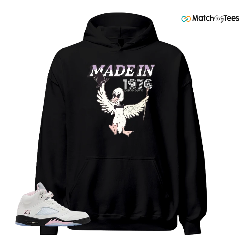 NIKE AIR JORDAN 5 RETRO MEDIUM SOFT PINK SNEAKER Matching Tees hoodie