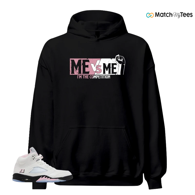 NIKE AIR JORDAN 5 RETRO MEDIUM SOFT PINK SNEAKER Matching Tees hoodie