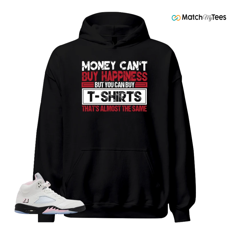 NIKE AIR JORDAN 5 RETRO MEDIUM SOFT PINK SNEAKER Matching Tees hoodie
