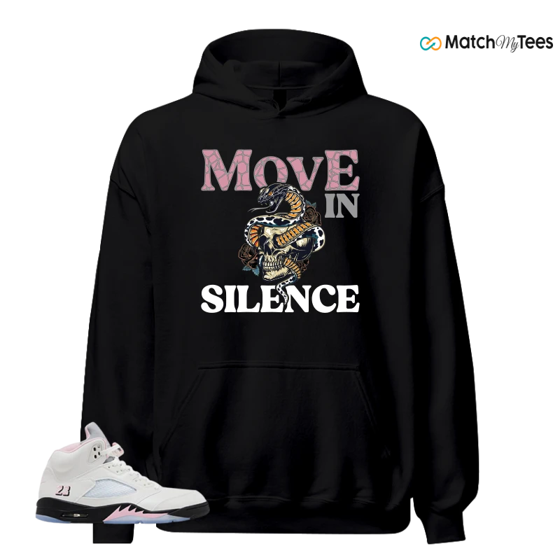 NIKE AIR JORDAN 5 RETRO MEDIUM SOFT PINK SNEAKER Matching Tees hoodie