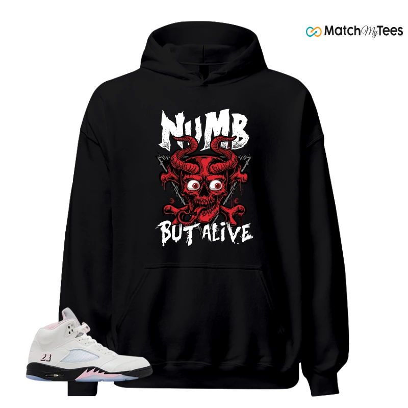 NIKE AIR JORDAN 5 RETRO MEDIUM SOFT PINK SNEAKER Matching Tees hoodie