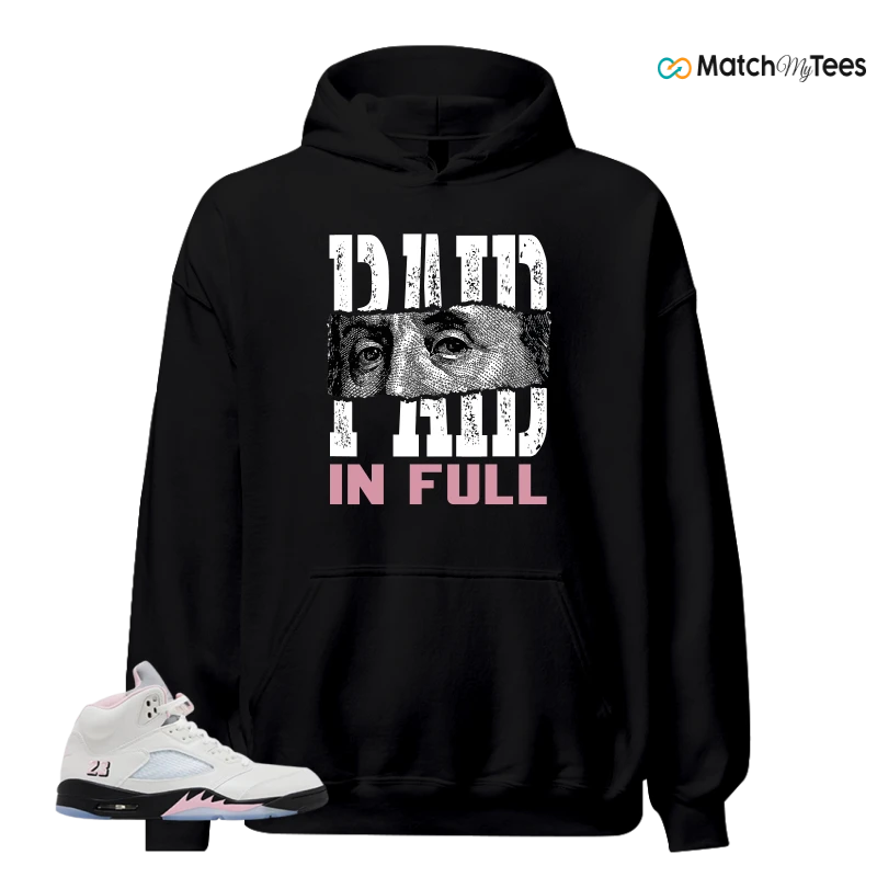 NIKE AIR JORDAN 5 RETRO MEDIUM SOFT PINK SNEAKER Matching Tees hoodie
