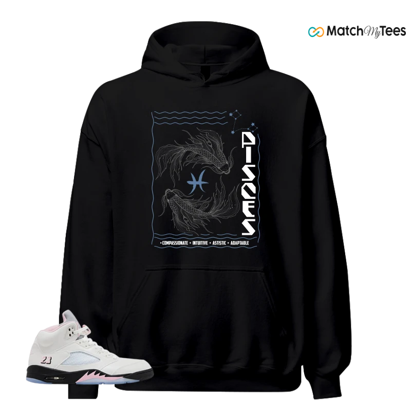 NIKE AIR JORDAN 5 RETRO MEDIUM SOFT PINK SNEAKER Matching Tees hoodie