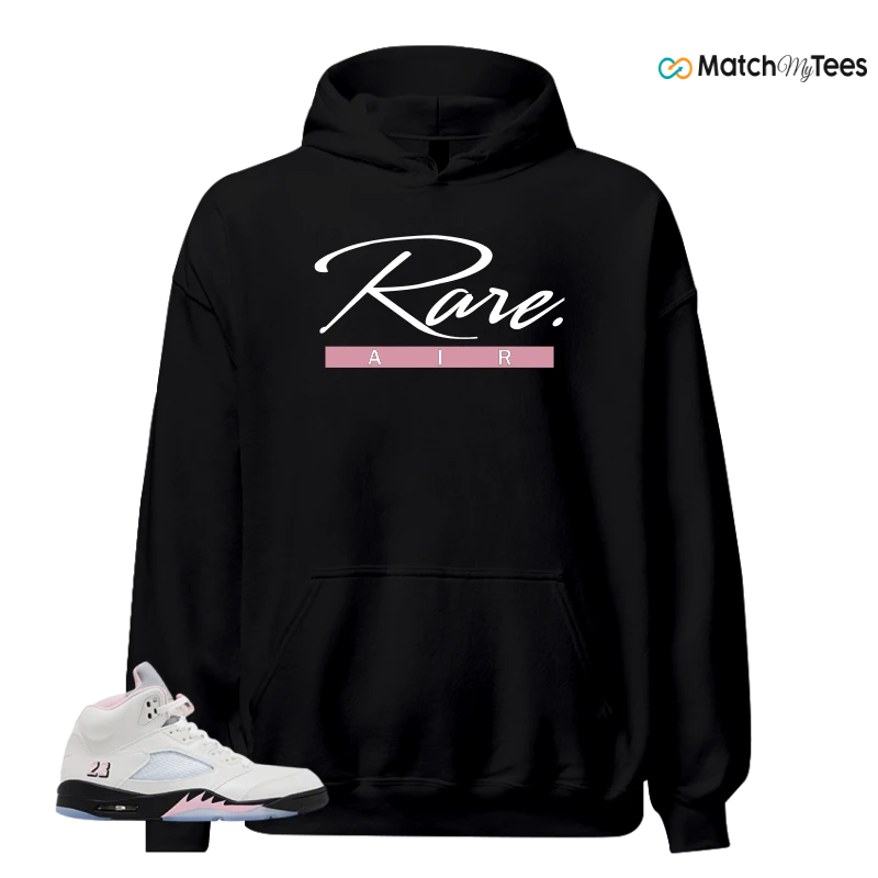 NIKE AIR JORDAN 5 RETRO MEDIUM SOFT PINK SNEAKER Matching Tees hoodie