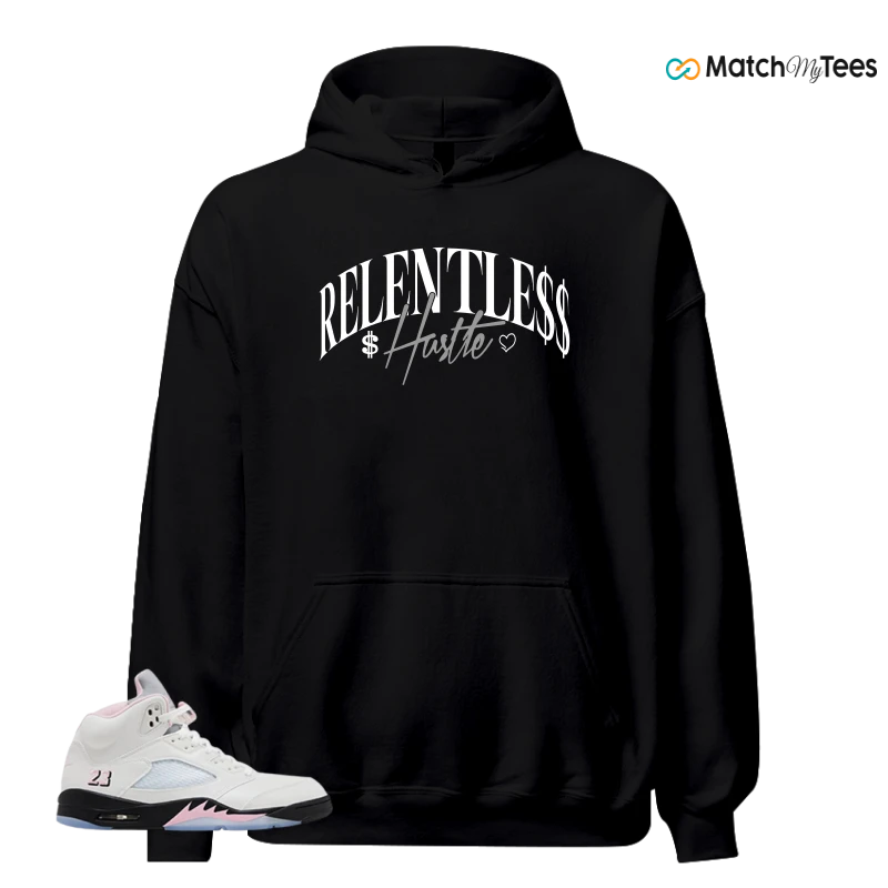 NIKE AIR JORDAN 5 RETRO MEDIUM SOFT PINK SNEAKER Matching Tees hoodie