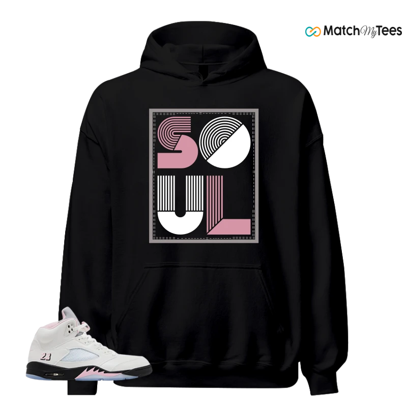 NIKE AIR JORDAN 5 RETRO MEDIUM SOFT PINK SNEAKER Matching Tees hoodie