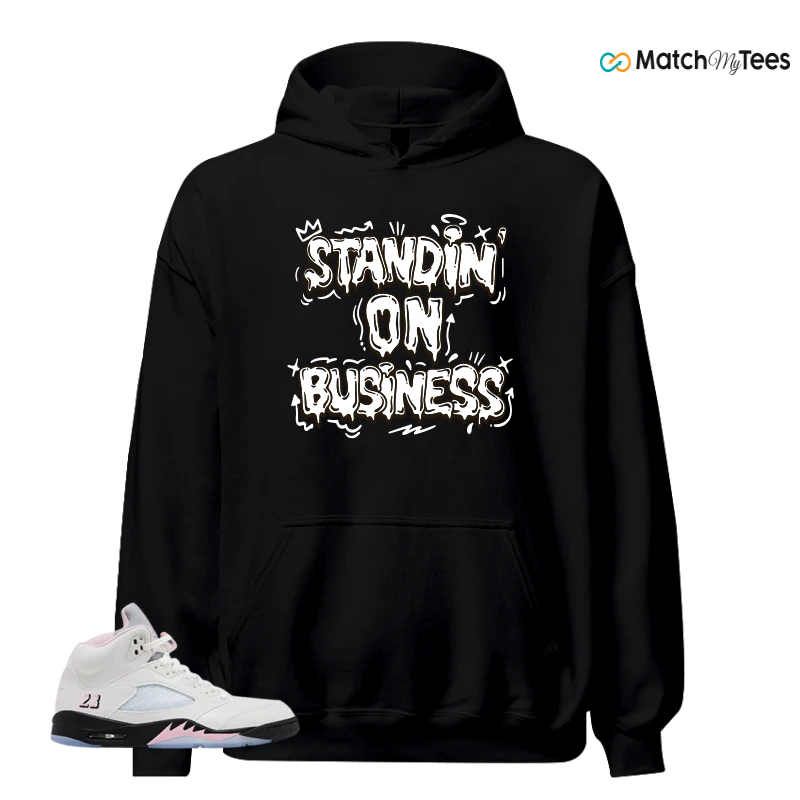 NIKE AIR JORDAN 5 RETRO MEDIUM SOFT PINK SNEAKER Matching Tees hoodie
