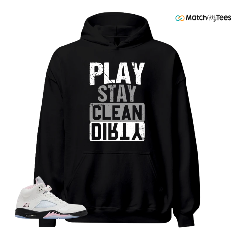 NIKE AIR JORDAN 5 RETRO MEDIUM SOFT PINK SNEAKER Matching Tees hoodie