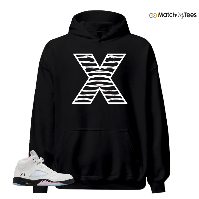 NIKE AIR JORDAN 5 RETRO MEDIUM SOFT PINK SNEAKER Matching Tees hoodie