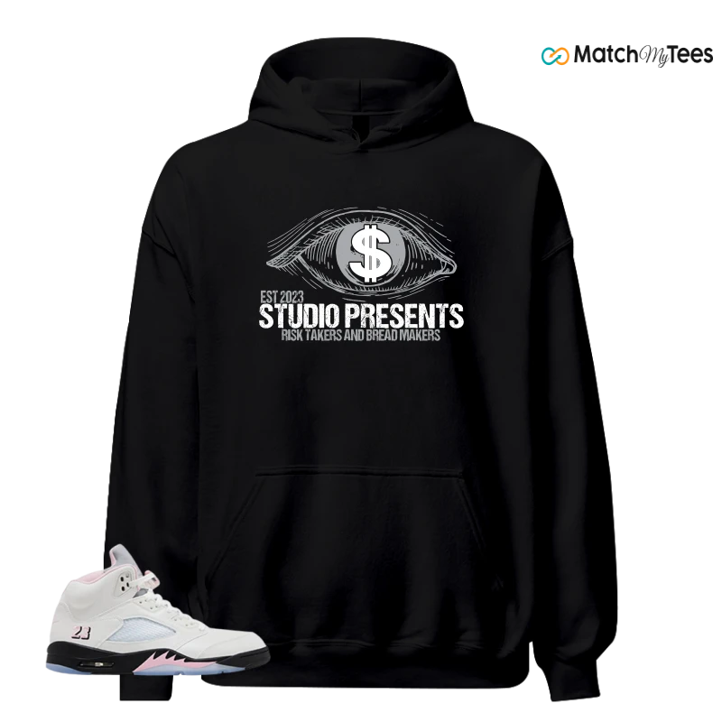 NIKE AIR JORDAN 5 RETRO MEDIUM SOFT PINK SNEAKER Matching Tees hoodie