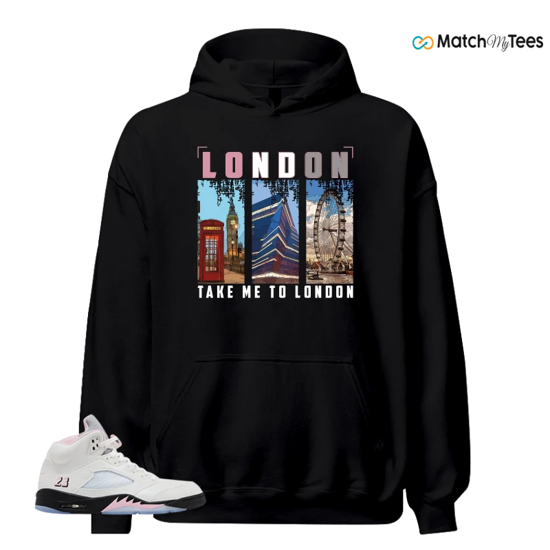 NIKE AIR JORDAN 5 RETRO MEDIUM SOFT PINK SNEAKER Matching Tees hoodie