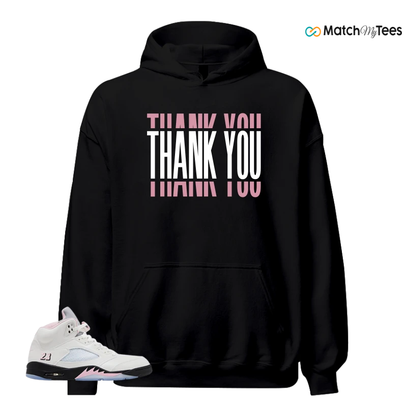 NIKE AIR JORDAN 5 RETRO MEDIUM SOFT PINK SNEAKER Matching Tees hoodie