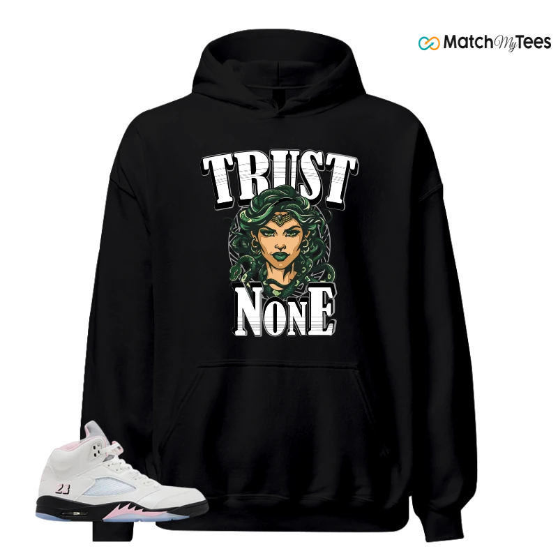 NIKE AIR JORDAN 5 RETRO MEDIUM SOFT PINK SNEAKER Matching Tees hoodie