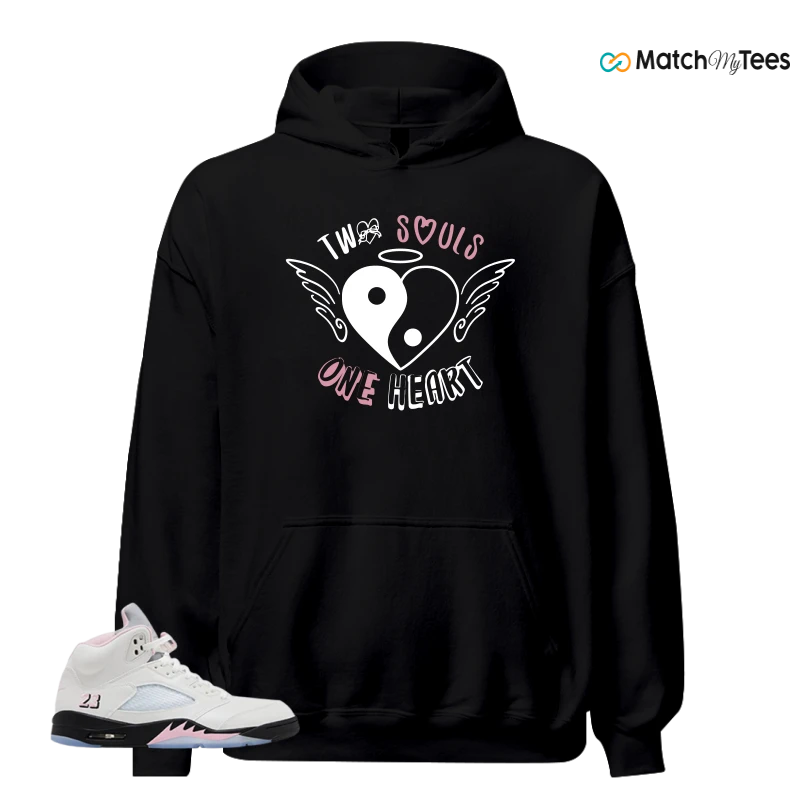 NIKE AIR JORDAN 5 RETRO MEDIUM SOFT PINK SNEAKER Matching Tees hoodie