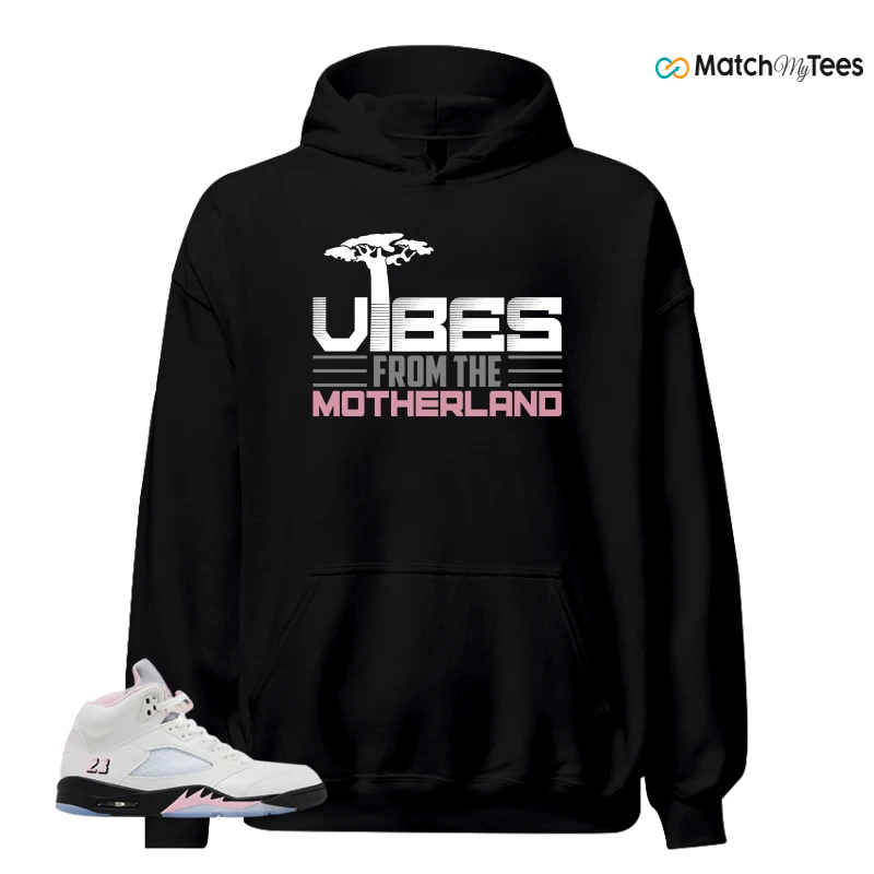 NIKE AIR JORDAN 5 RETRO MEDIUM SOFT PINK SNEAKER Matching Tees hoodie