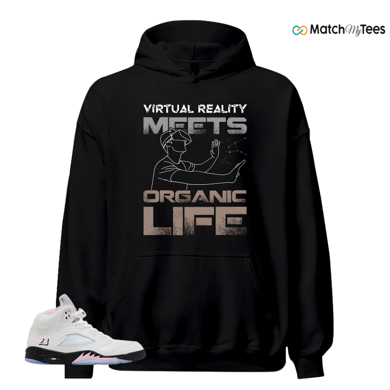 NIKE AIR JORDAN 5 RETRO MEDIUM SOFT PINK SNEAKER Matching Tees hoodie