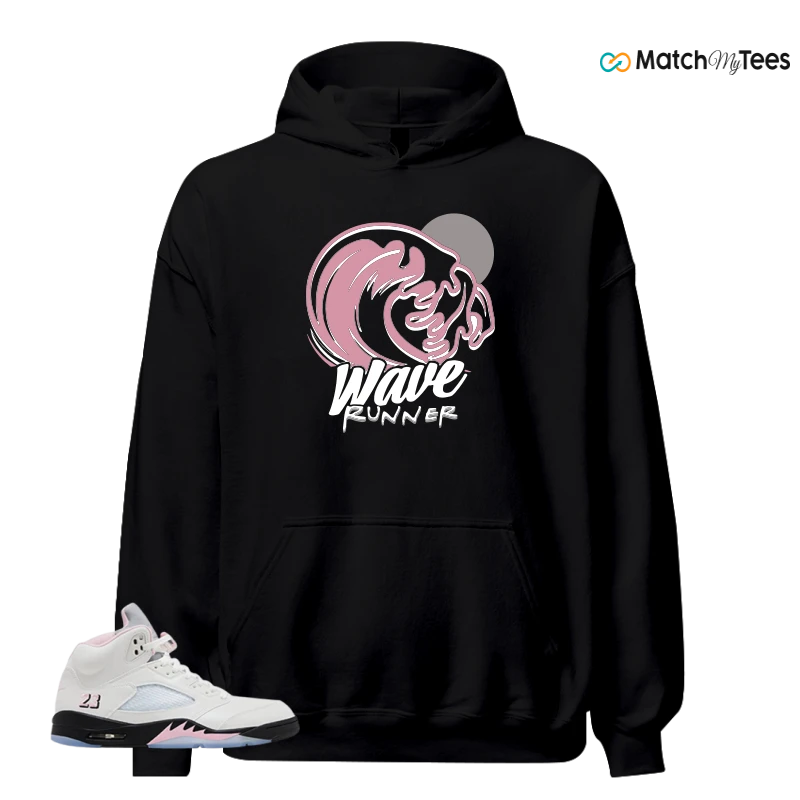 NIKE AIR JORDAN 5 RETRO MEDIUM SOFT PINK SNEAKER Matching Tees hoodie