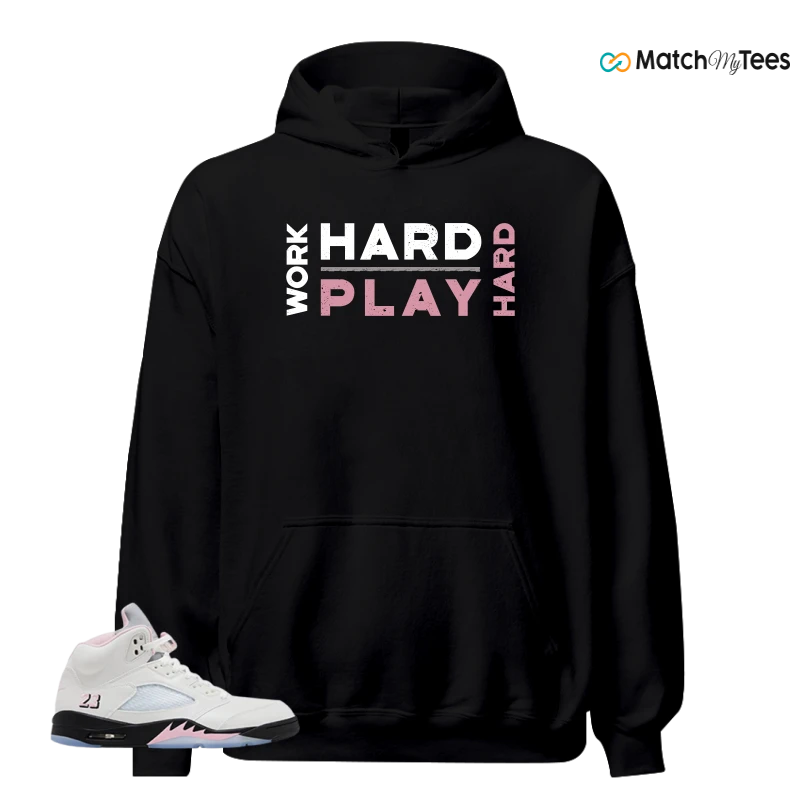 NIKE AIR JORDAN 5 RETRO MEDIUM SOFT PINK SNEAKER Matching Tees hoodie