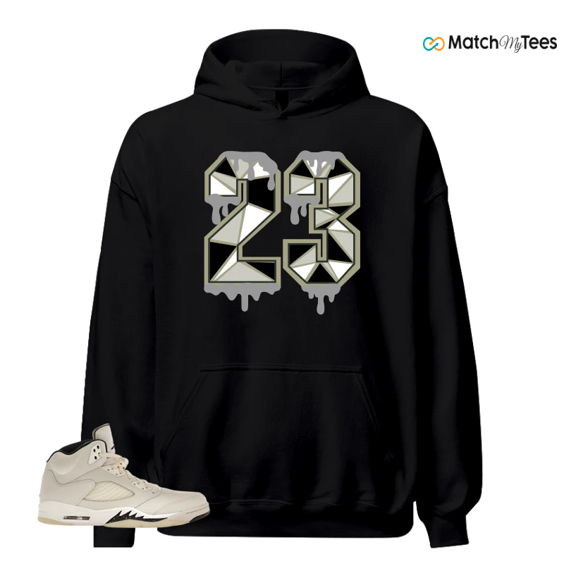 NIKE AIR JORDAN 5 RETRO SAIL SNEAKER Matching Tees hoodie
