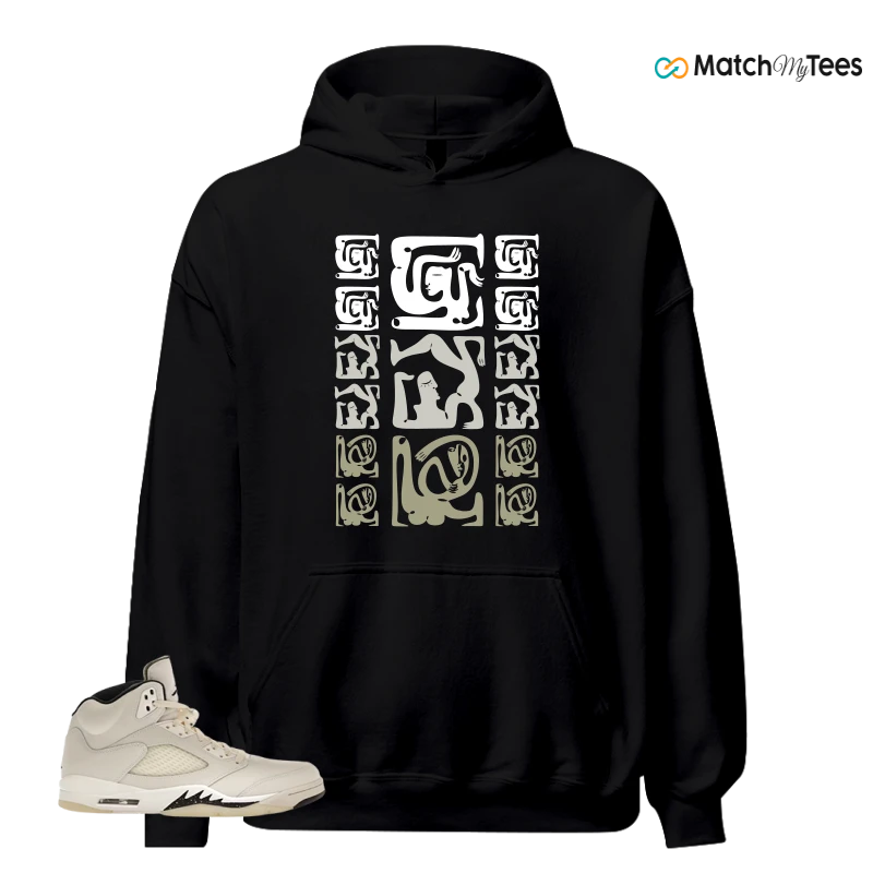 NIKE AIR JORDAN 5 RETRO SAIL SNEAKER Matching Tees hoodie
