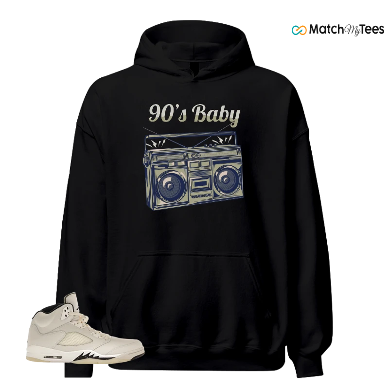 NIKE AIR JORDAN 5 RETRO SAIL SNEAKER Matching Tees hoodie