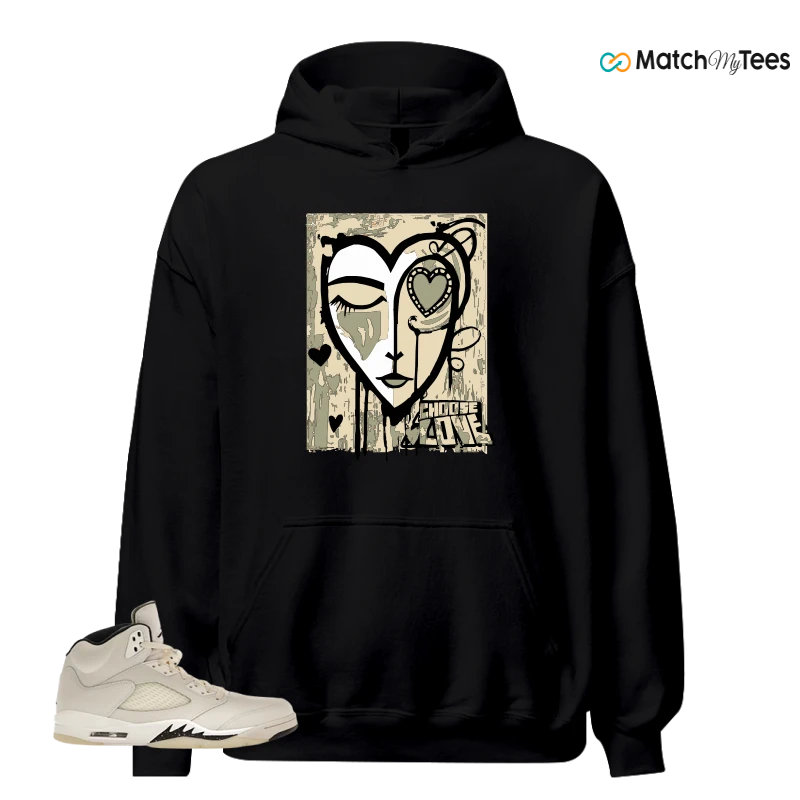 NIKE AIR JORDAN 5 RETRO SAIL SNEAKER Matching Tees hoodie