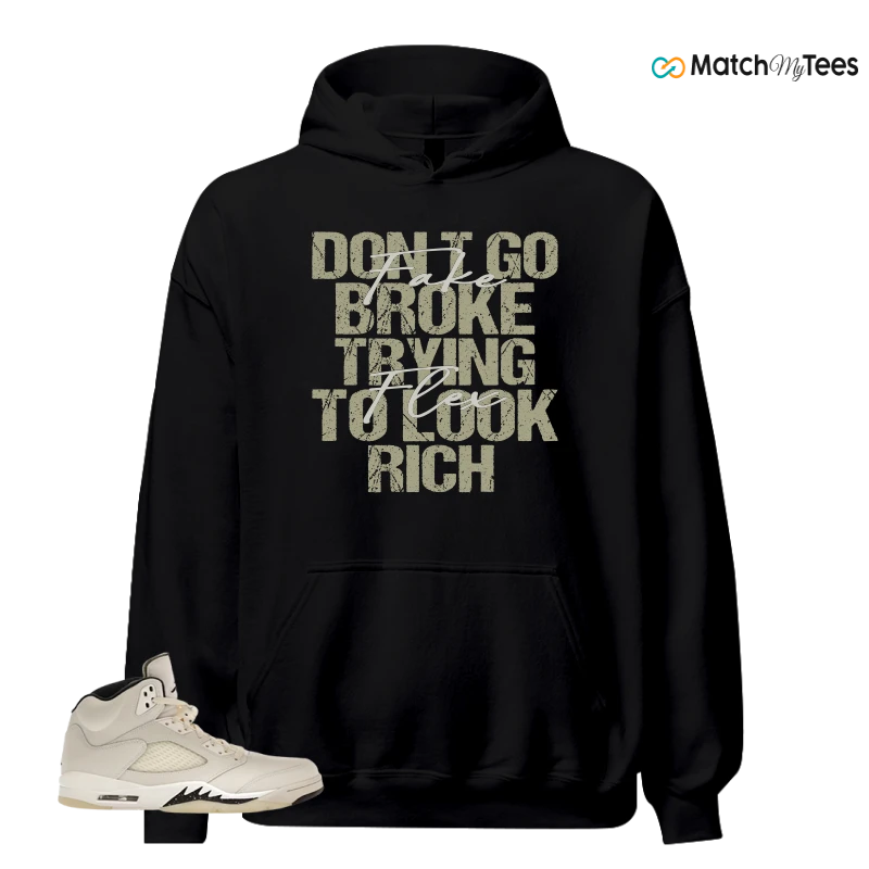 NIKE AIR JORDAN 5 RETRO SAIL SNEAKER Matching Tees hoodie