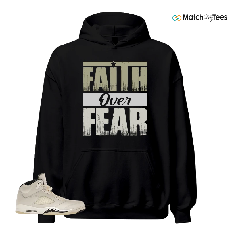 NIKE AIR JORDAN 5 RETRO SAIL SNEAKER Matching Tees hoodie