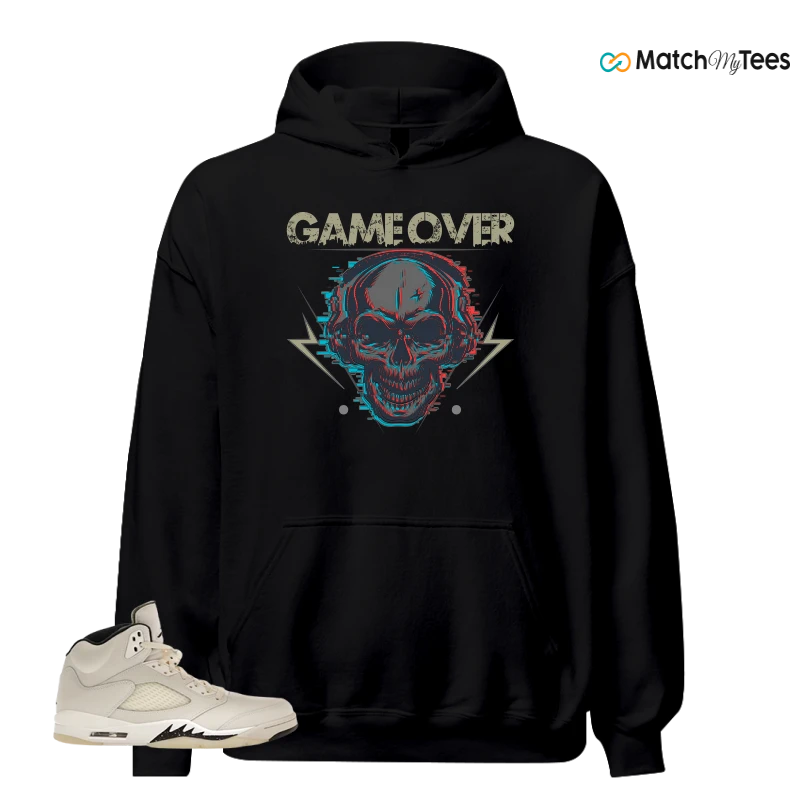 NIKE AIR JORDAN 5 RETRO SAIL SNEAKER Matching Tees hoodie