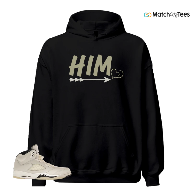 NIKE AIR JORDAN 5 RETRO SAIL SNEAKER Matching Tees hoodie