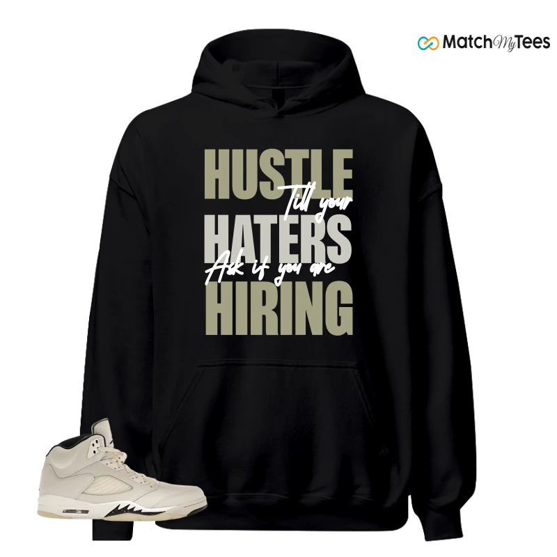 NIKE AIR JORDAN 5 RETRO SAIL SNEAKER Matching Tees hoodie