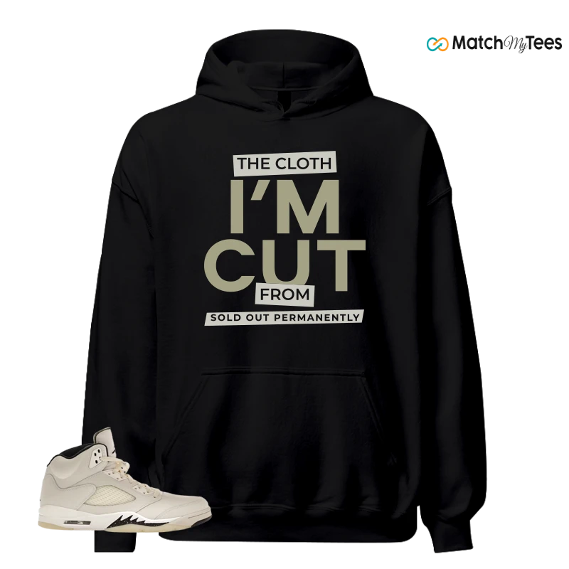 NIKE AIR JORDAN 5 RETRO SAIL SNEAKER Matching Tees hoodie