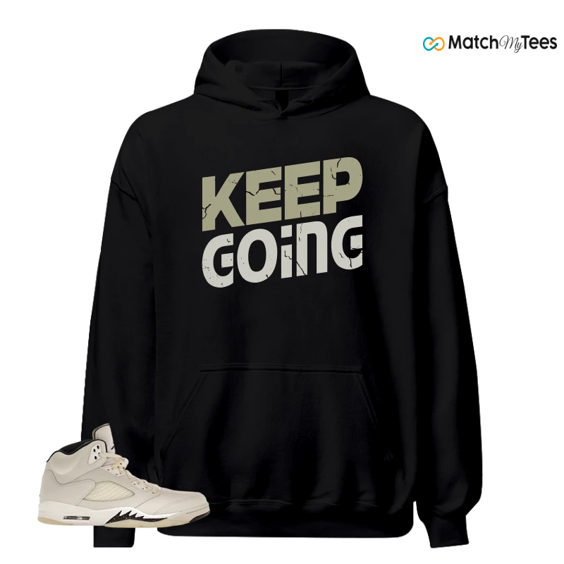 NIKE AIR JORDAN 5 RETRO SAIL SNEAKER Matching Tees hoodie