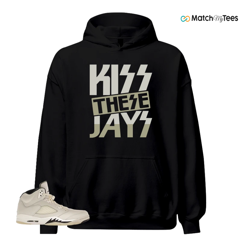 NIKE AIR JORDAN 5 RETRO SAIL SNEAKER Matching Tees hoodie