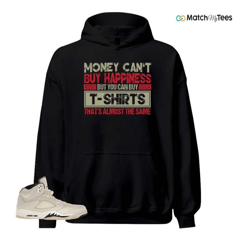 NIKE AIR JORDAN 5 RETRO SAIL SNEAKER Matching Tees hoodie