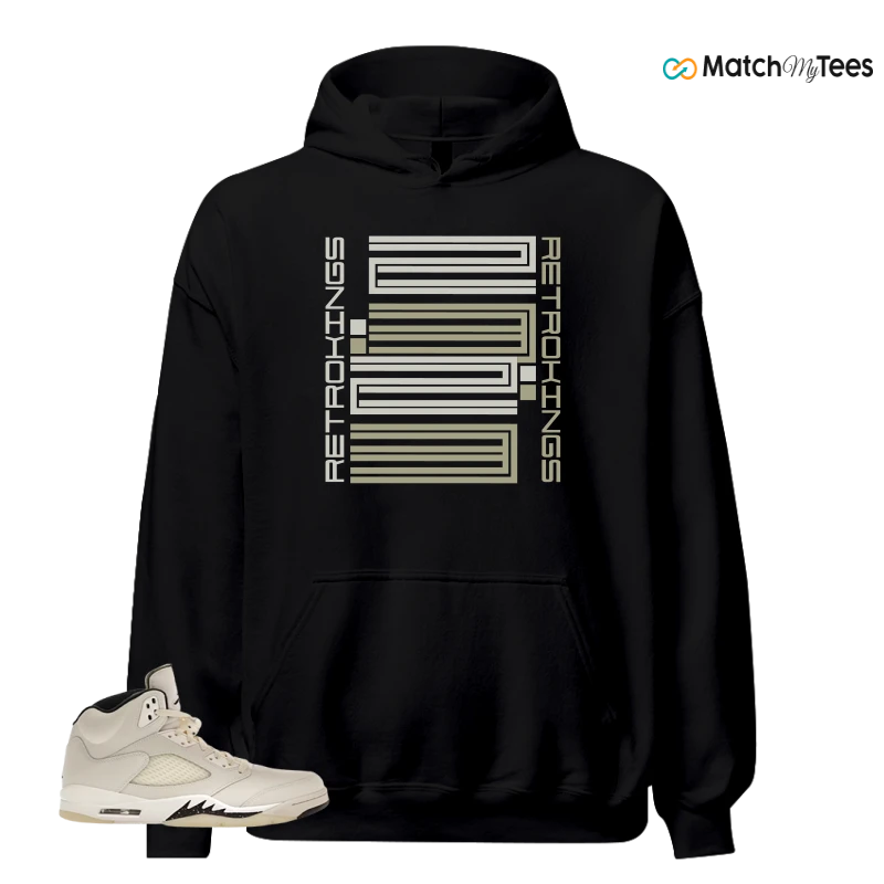 NIKE AIR JORDAN 5 RETRO SAIL SNEAKER Matching Tees hoodie