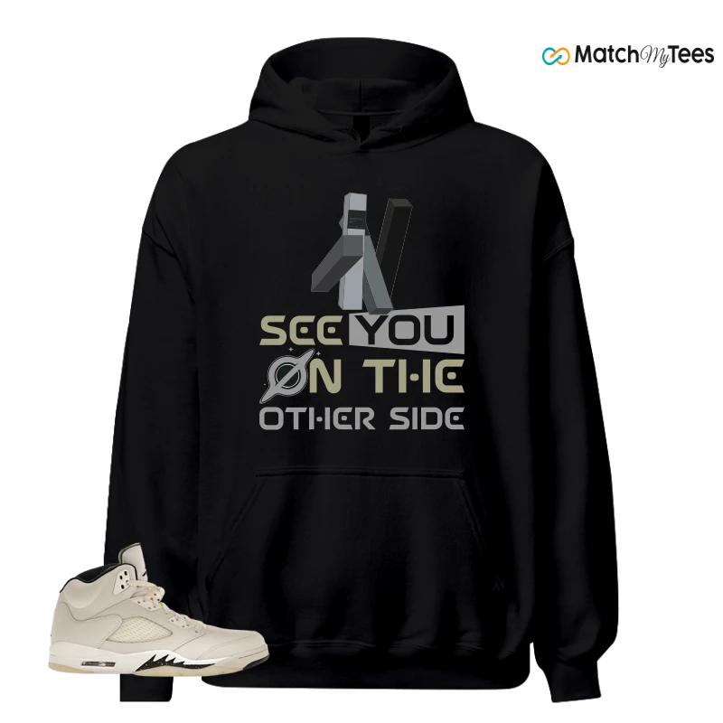 NIKE AIR JORDAN 5 RETRO SAIL SNEAKER Matching Tees hoodie