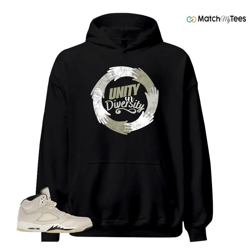 NIKE AIR JORDAN 5 RETRO SAIL SNEAKER Matching Tees hoodie