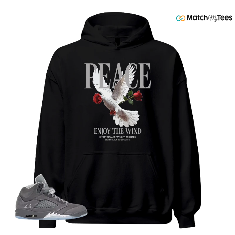NIKE AIR JORDAN 5 RETRO WOLF GREY 2026 SNEAKER Matching Tees hoodie