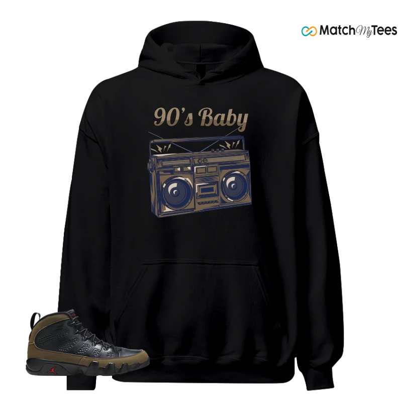 NIKE AIR JORDAN 9 OLIVE 2024 SNEAKER Matching Tees hoodie