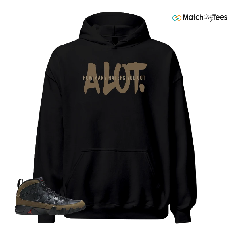 NIKE AIR JORDAN 9 OLIVE 2024 SNEAKER Matching Tees hoodie
