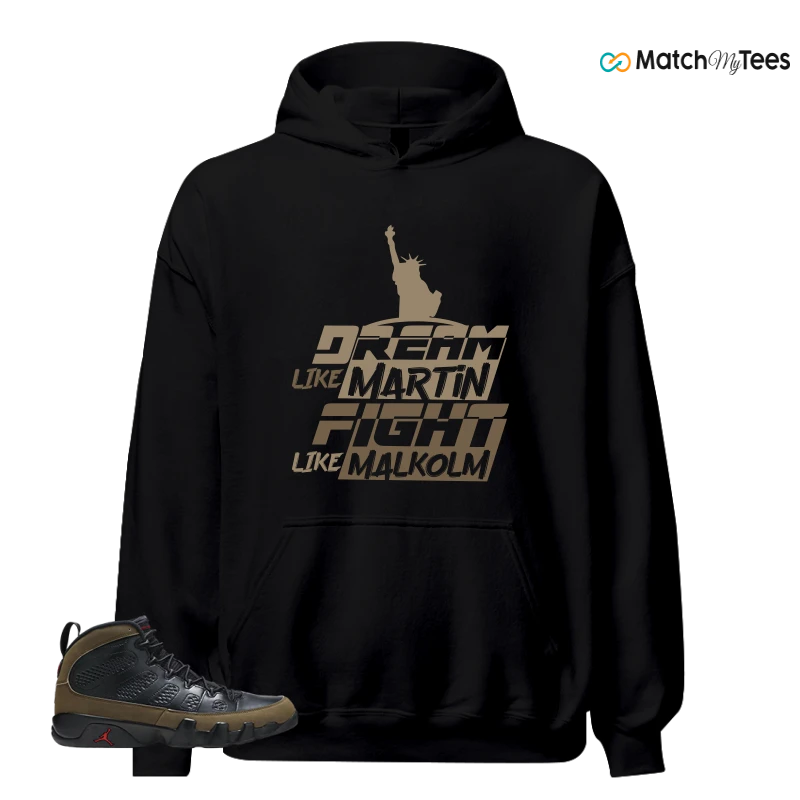 NIKE AIR JORDAN 9 OLIVE 2024 SNEAKER Matching Tees hoodie