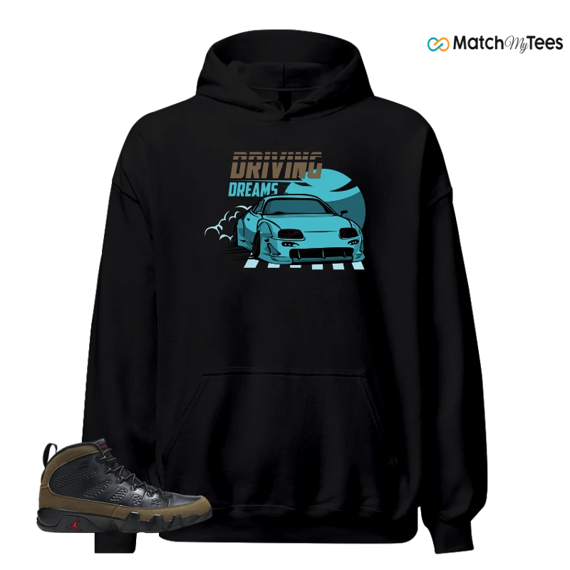 NIKE AIR JORDAN 9 OLIVE 2024 SNEAKER Matching Tees hoodie