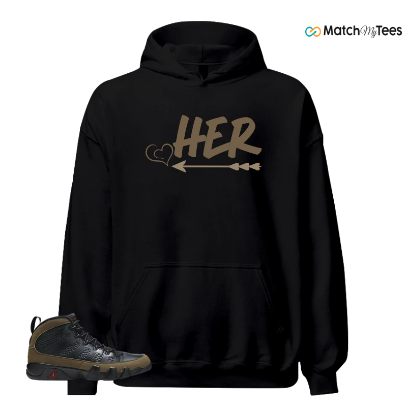 NIKE AIR JORDAN 9 OLIVE 2024 SNEAKER Matching Tees hoodie
